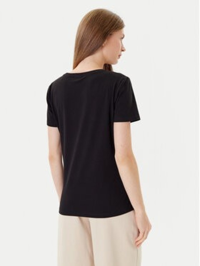 Guess T-Shirt V5YI13 J1314 Czarny Regular Fit