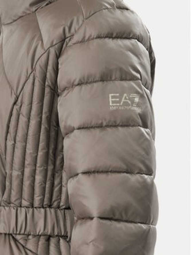 EA7 Emporio Armani Kurtka zimowa 7W001499 AF25639 U6100 Brązowy jasny Regular Fit