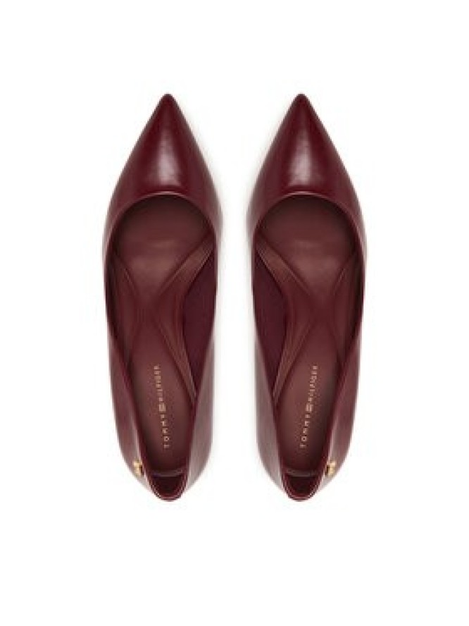 Tommy Hilfiger Szpilki Essential Pointed Pump FW0FW09362 Bordowy