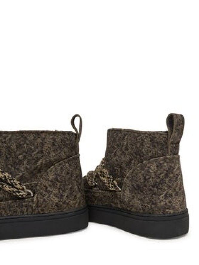 Inuikii Śniegowce Classic Low Camouflage 1001.001.0581 Zielony ciemny