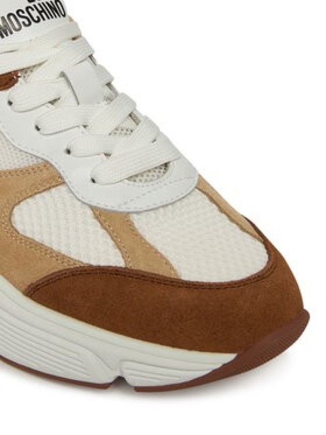 LOVE MOSCHINO Sneakersy JA15246G0NIQF10B Beżowy