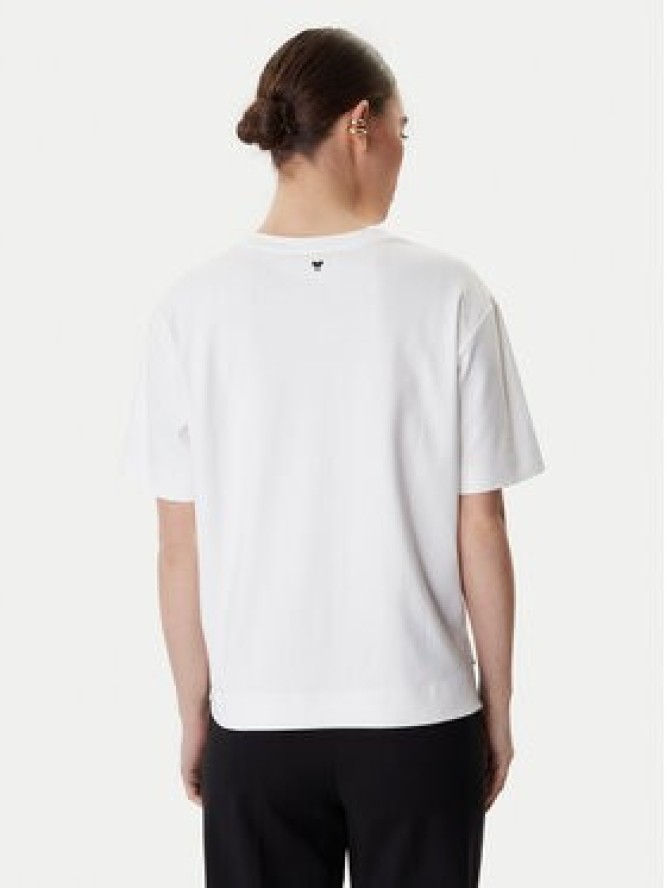 Weekend Max Mara T-Shirt Multid 2615941031 Biały Relaxed Fit