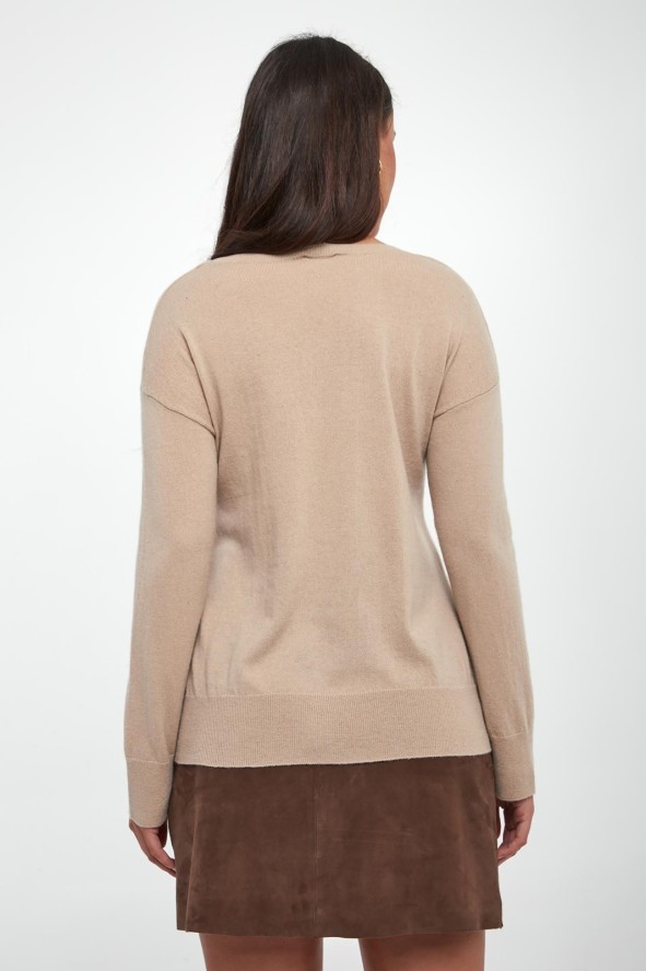 Sweter damski wełniany z kaszmirem Nebula MM