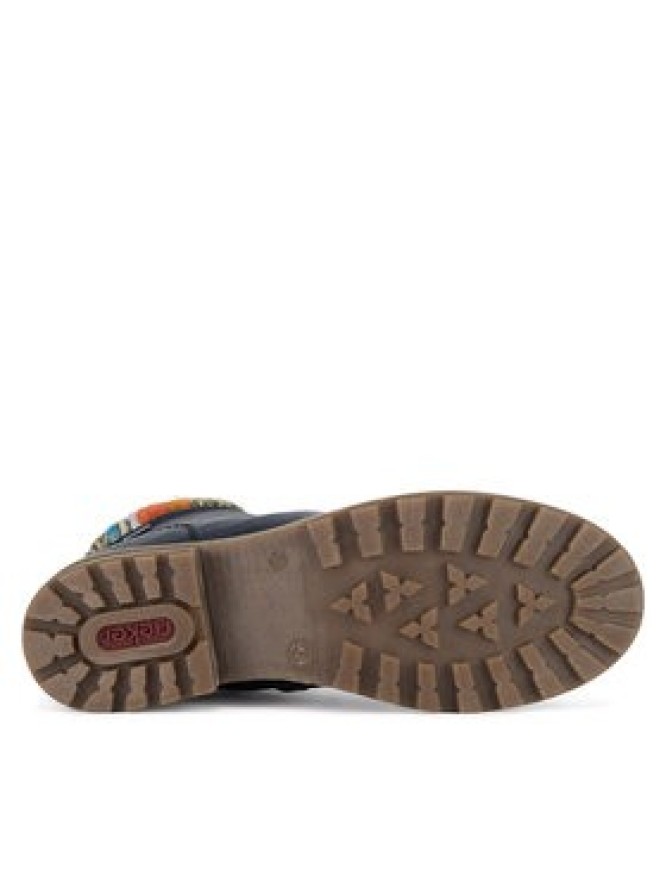 Rieker Botki Z0445-14 Niebieski