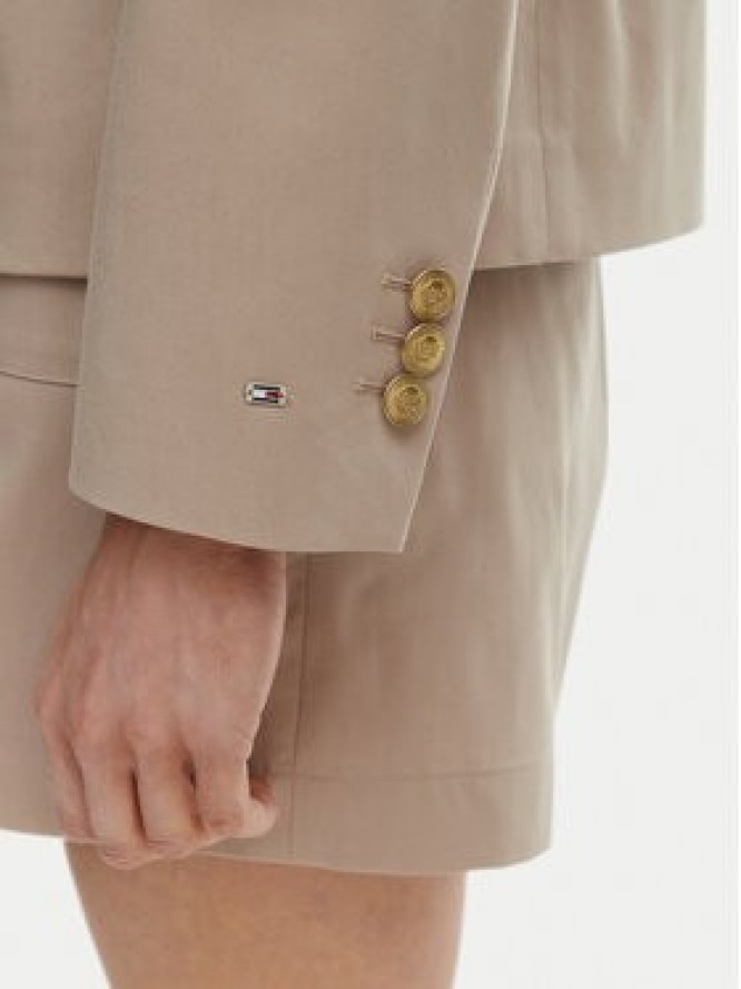 Tommy Hilfiger Marynarka WW0WW47179 Beżowy Slim Fit