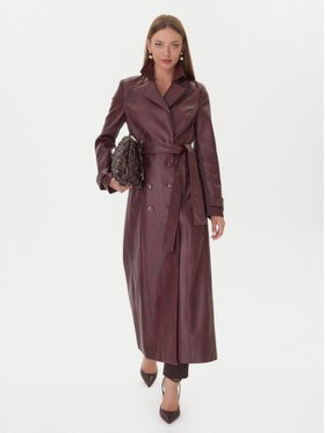Bardot Płaszcz przejściowy 59899JB4 Bordowy Regular Fit