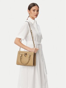 MICHAEL Michael Kors Torebka Hamilton Moderne 30T6GNXS1V Kremowy