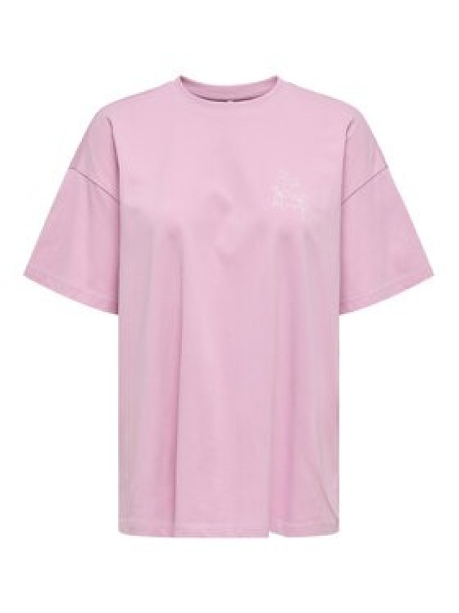 ONLY T-Shirt Vivvi 15346761 Różowy Regular Fit