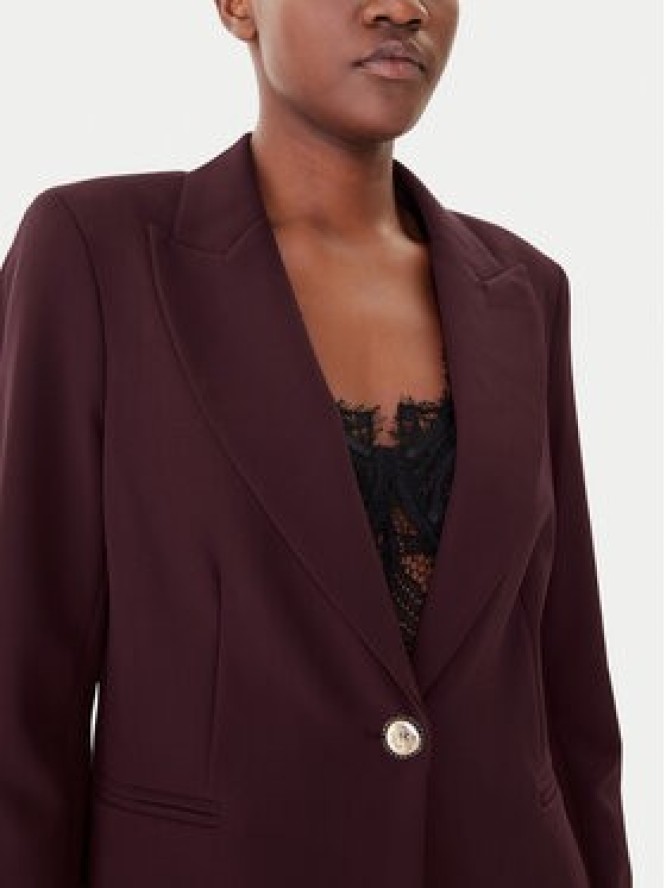 Maryley Marynarka 25IB187/M06/43BU Bordowy Regular Fit