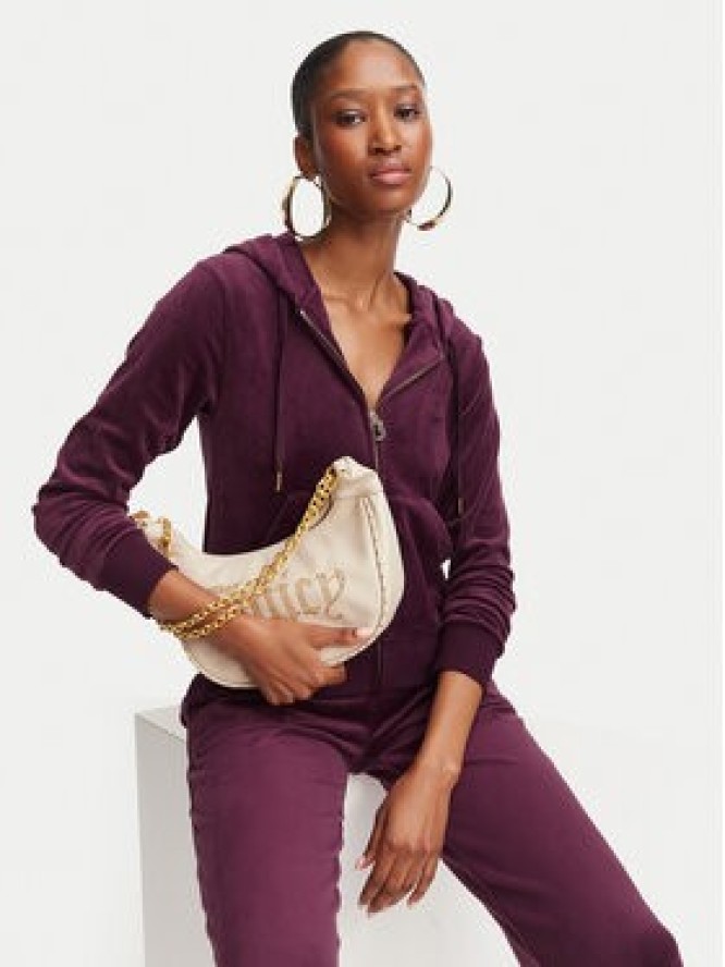 Juicy Couture Bluza Robertson JCAP176G Fioletowy Slim Fit