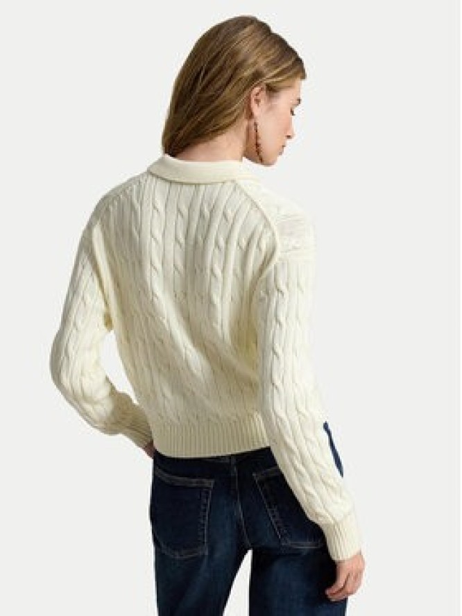 Polo Ralph Lauren Kardigan 211B30509001 Beżowy jasny Straight Fit