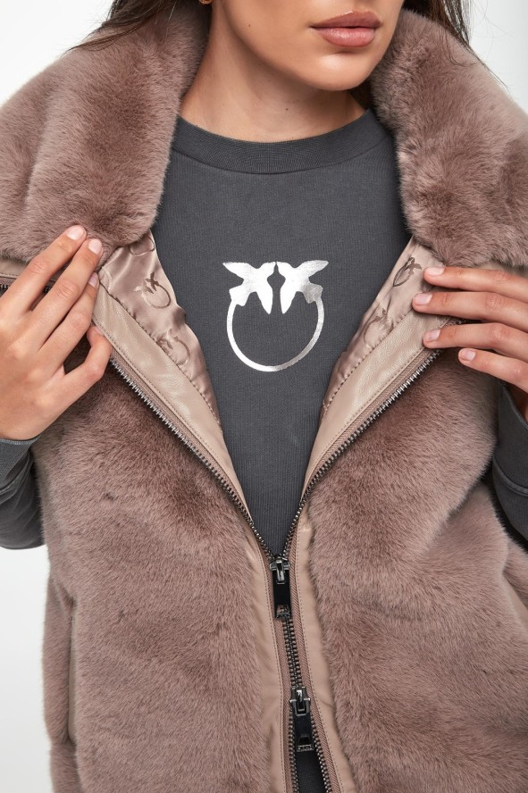 Kamizelka damska futrzana Deyn PINKO