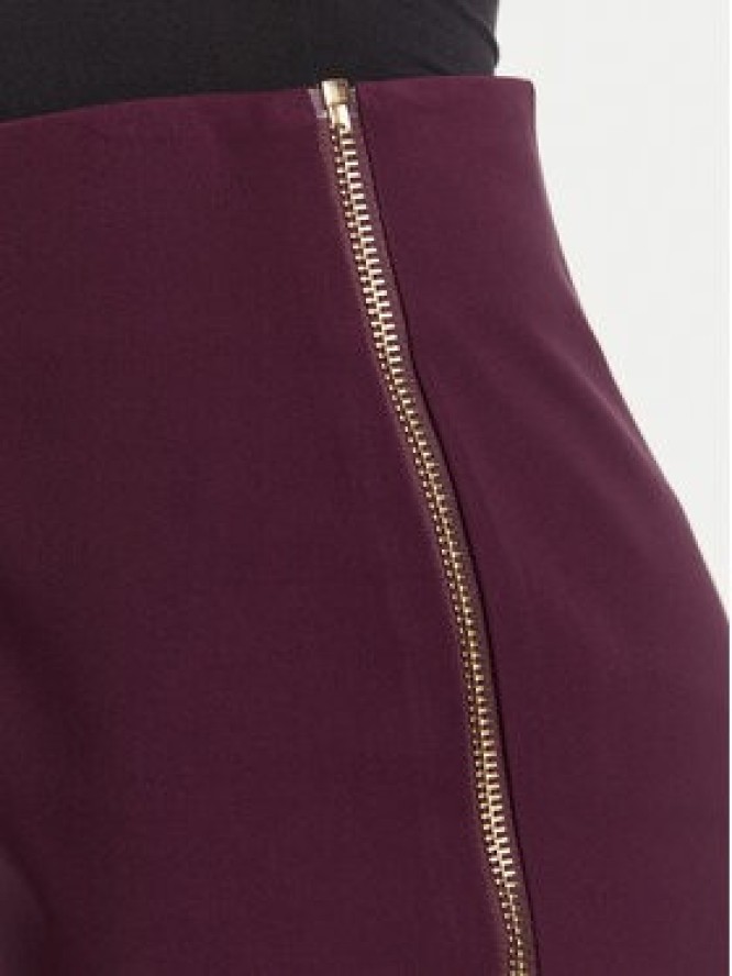 Rinascimento Spódnica ołówkowa CFC0130146003 Bordowy Slim Fit