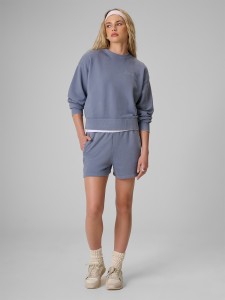 4F Spodenki dresowe damskie - denim L