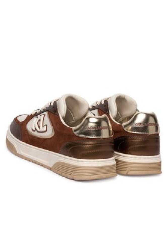KARL LAGERFELD Sneakersy Kourtney KL63025 Brązowy
