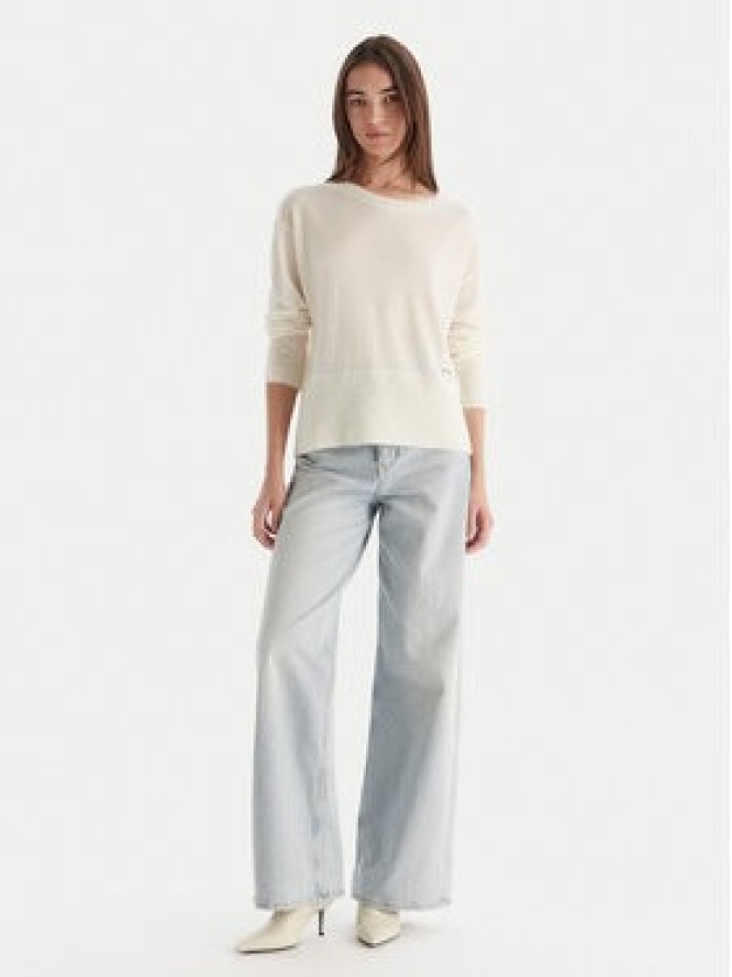 Armani Exchange Sweter XW000772 AF16602 U1003 Écru Relaxed Fit