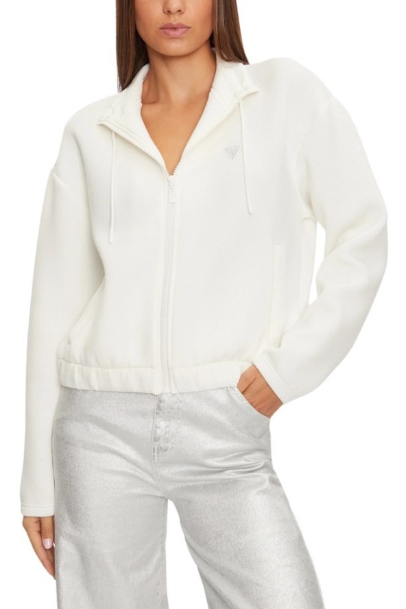 GUESS Beżowa bluza damska Cecilia, Rozmiar S