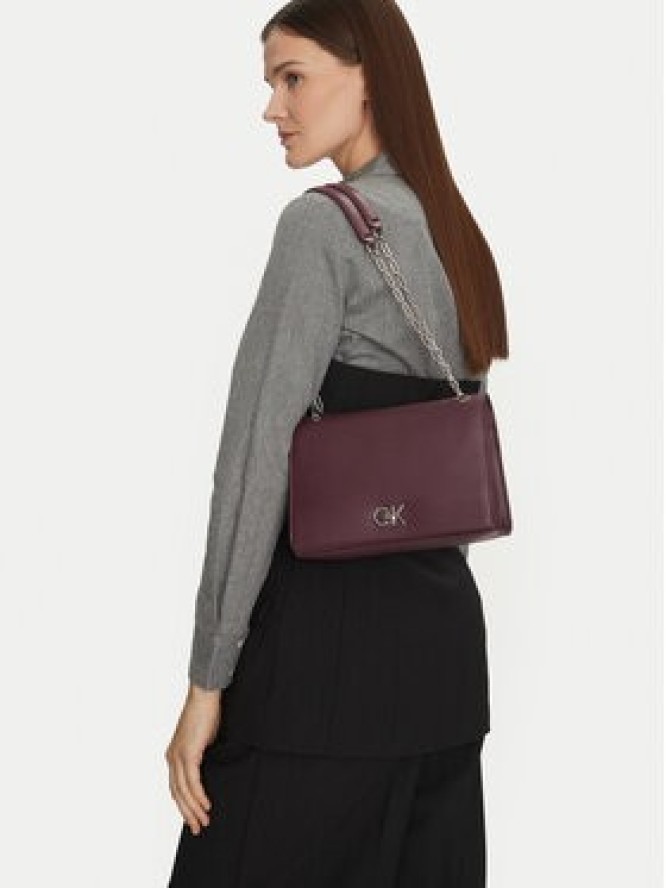 Calvin Klein Torebka K60K612810 Bordowy