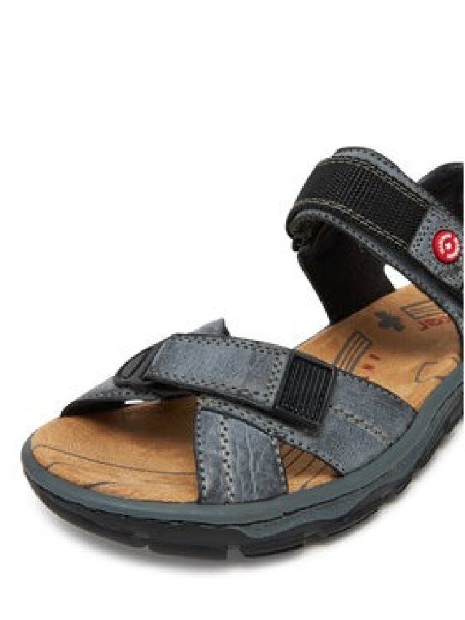 Rieker Sandały 68851-14 Niebieski