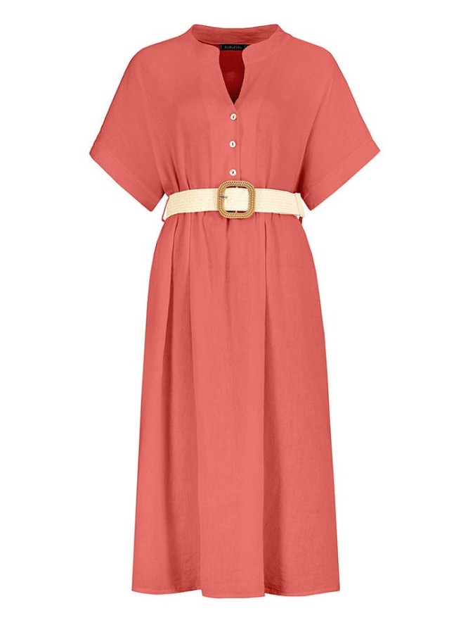 Eight2Nine Sukienka w kolorze czerwonym rozmiar: M/L