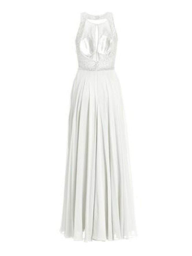 Hey Kyla Sukienka wieczorowa 5AI053HK Biały Regular Fit