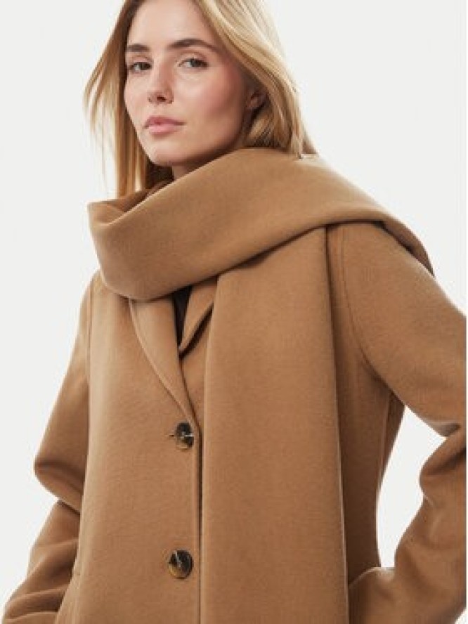MICHAEL Michael Kors Płaszcz wełniany 77A7146M22 Brązowy jasny Regular Fit
