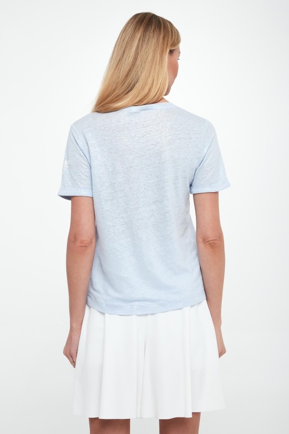 T-shirt damski lniany SPORTALM