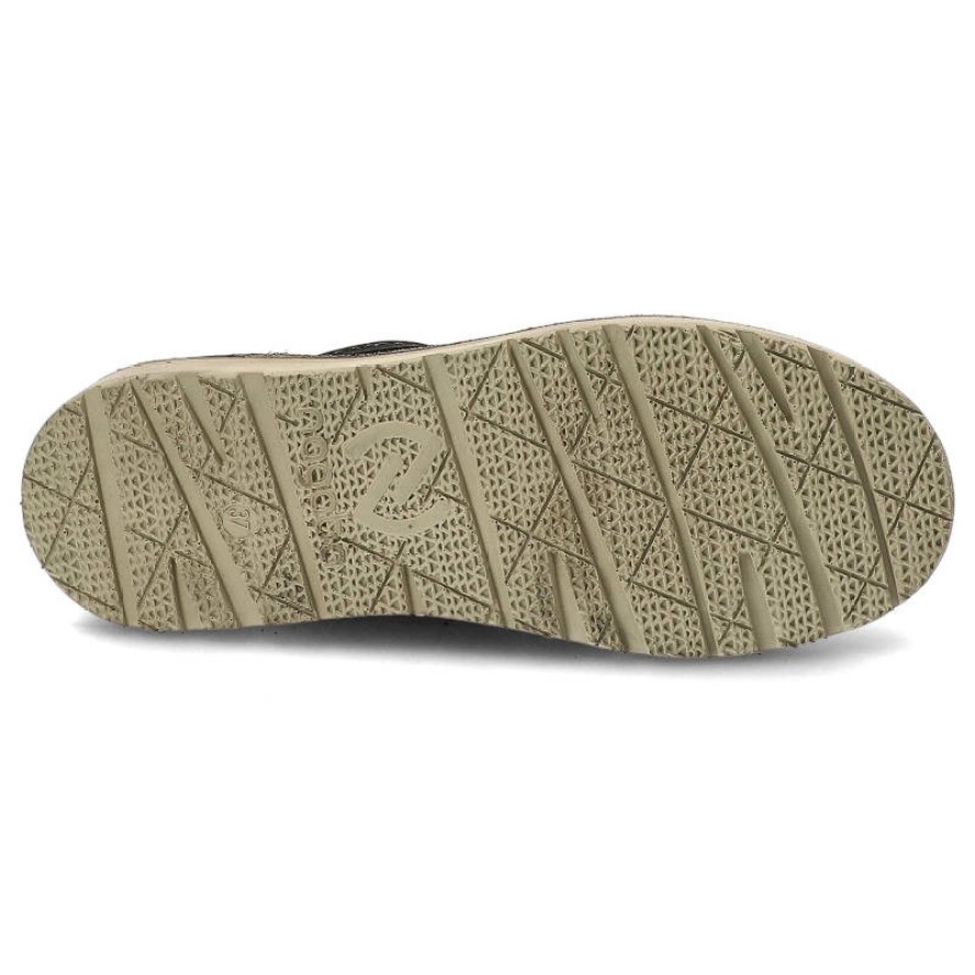 Czarne Półbuty Nagaba Damskie Skórzane Obuwie