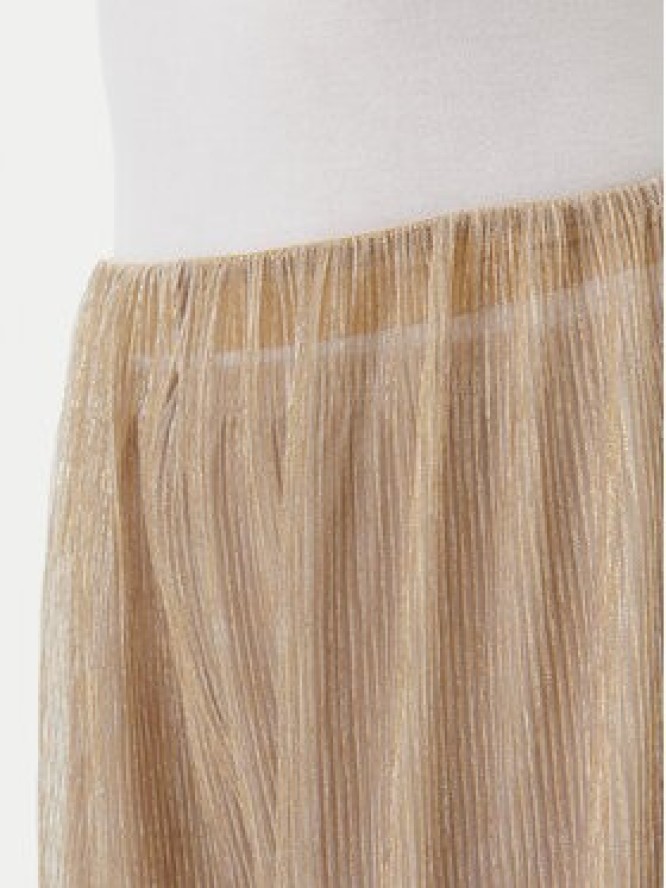 MAX&Co. Spodnie materiałowe Raiment 2516781033200 Złoty Wide Leg