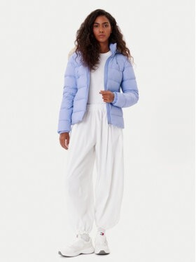 Tommy Jeans Kurtka puchowa Basic DW0DW18312 Niebieski Slim Fit