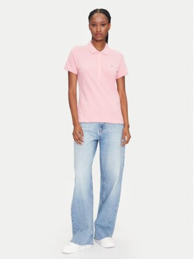 Gant Polo Sheild 4200870 Różowy Slim Fit