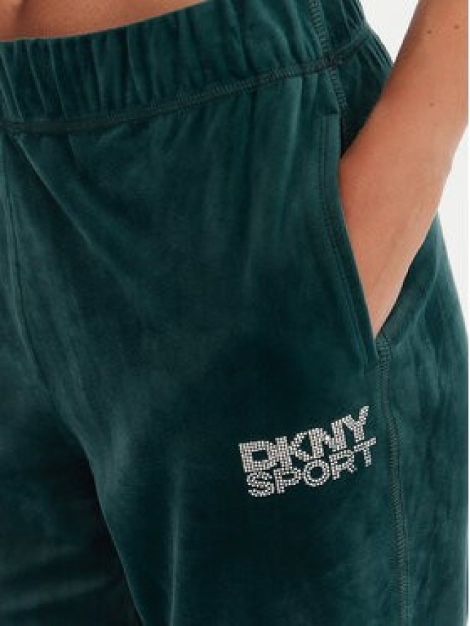 DKNY Sport Spodnie dresowe DP5P3702 Zielony Regular Fit