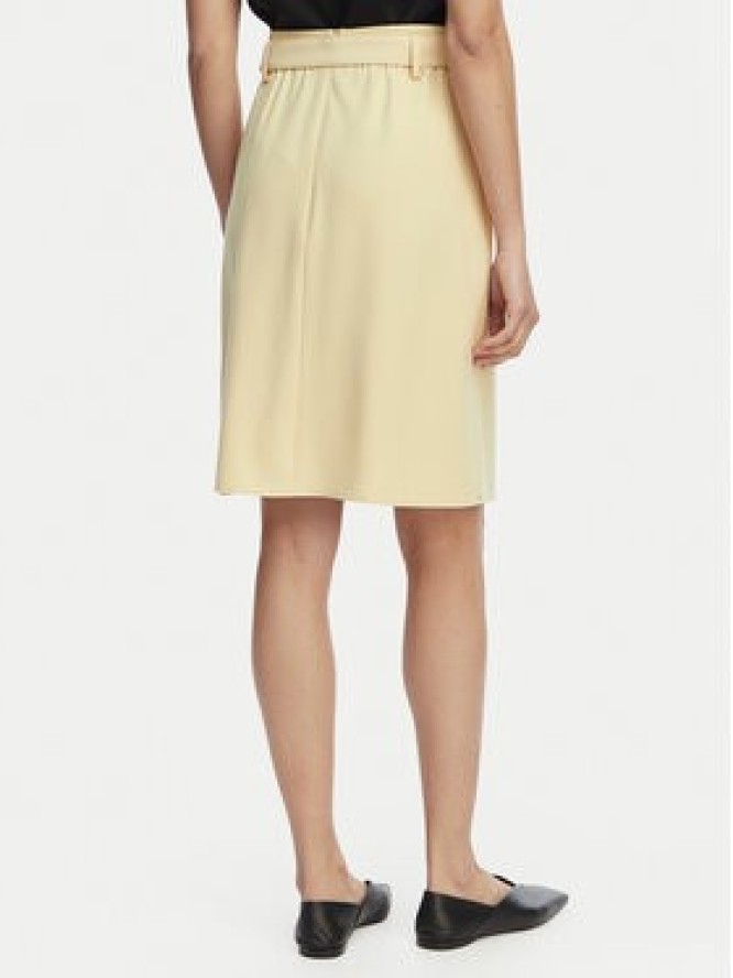 HUGO Spódnica midi Randa 50559313 Beżowy jasny Regular Fit