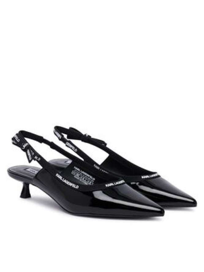 KARL LAGERFELD Czółenka Pasha KL30109R Czarny