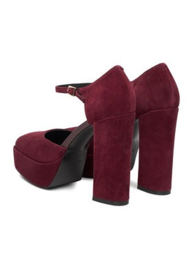 Eva Minge Czółenka EO-NIKI-E340-70H Bordowy