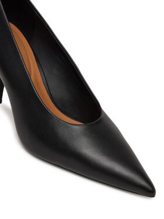 Tommy Hilfiger Czółenka Th Smooth Leather Pump FW0FW08960 Czarny