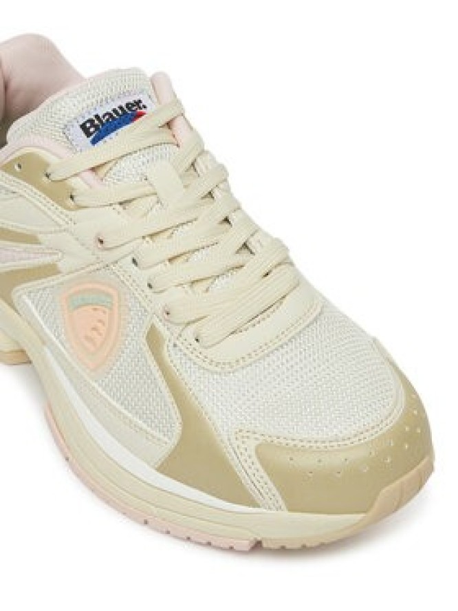 Blauer Sneakersy S5MOON01/MEG Écru