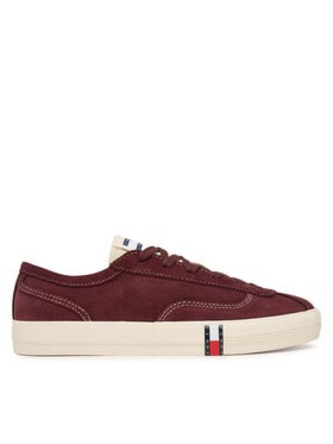 Tommy Jeans Sneakersy Archive Y2K EN0EN03135 Bordowy