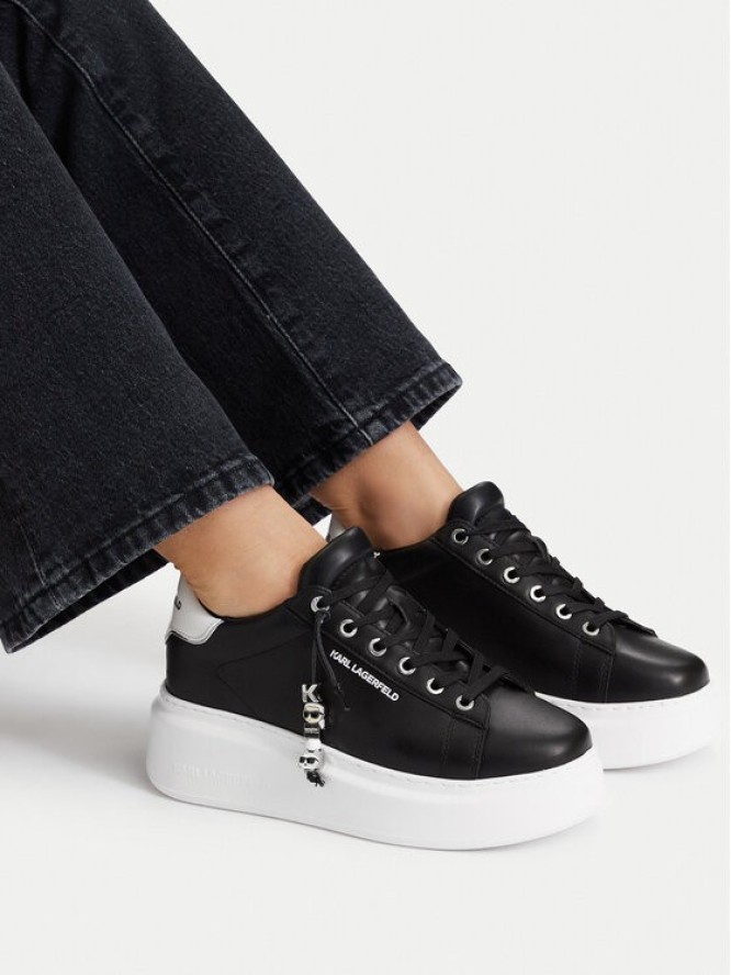 KARL LAGERFELD Sneakersy Anakapri KL63516 Czarny