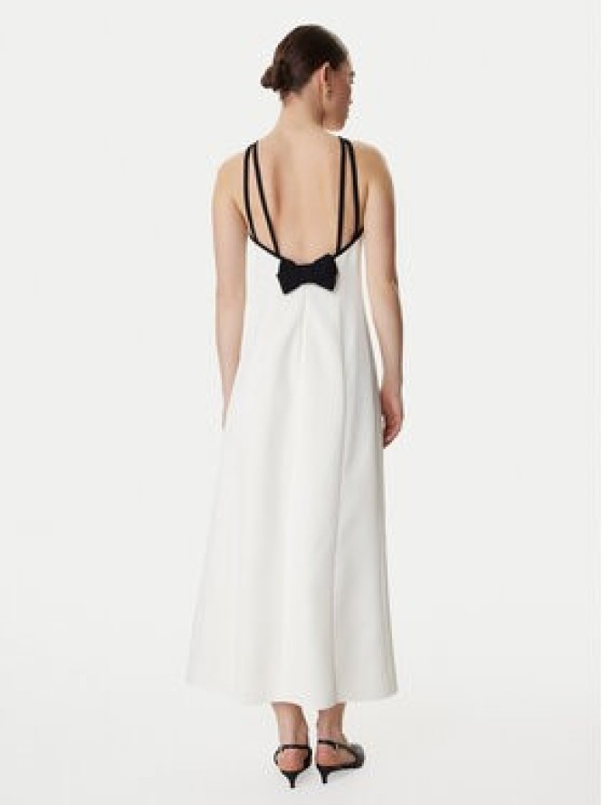 Marella Sukienka koktajlowa Sapore 2613221113 Écru Regular Fit