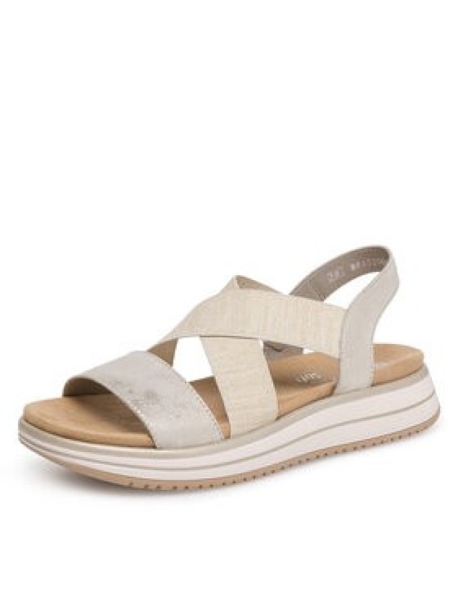 Remonte Sandały D1J50-90 Złoty