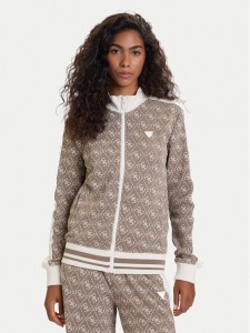 Guess Bluza V5BQ16 K1990 Brązowy Regular Fit