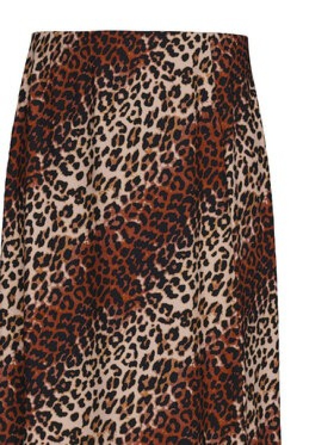 Pieces Spódnica midi Nya 17147811 Brązowy Regular Fit