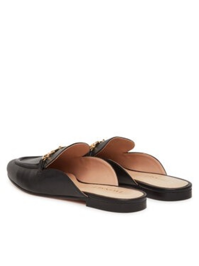 TWINSET Klapki 251TCP136 Czarny