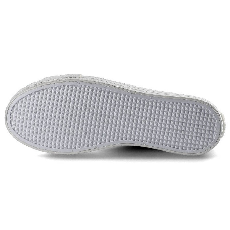 Trampki damskie Lee Cooper, sznurowany fason cholewka tekstylna płócienna niska cholewka przed kostkę gruba platformowa podeszwa gładka klasyczna for