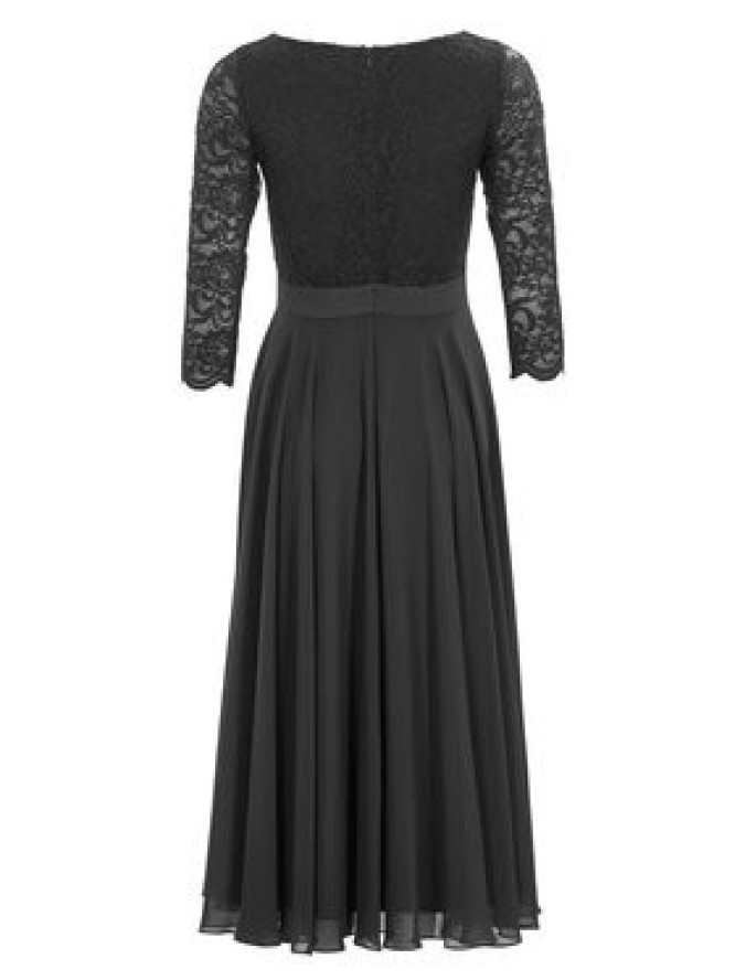 Swing Sukienka koktajlowa 77761710 Czarny Regular Fit