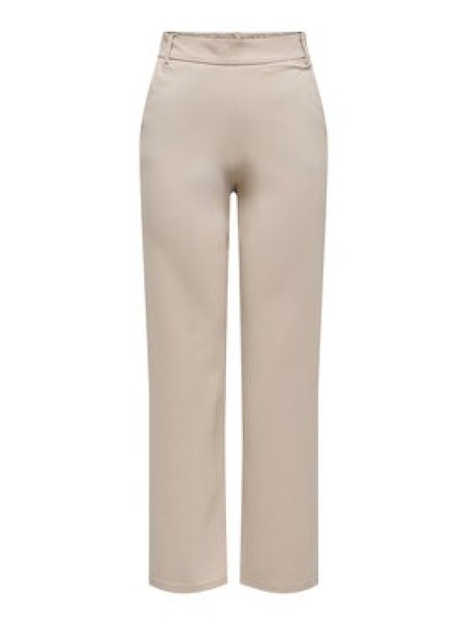 ONLY Spodnie materiałowe Poptrash 15341829 Beżowy Straight Fit