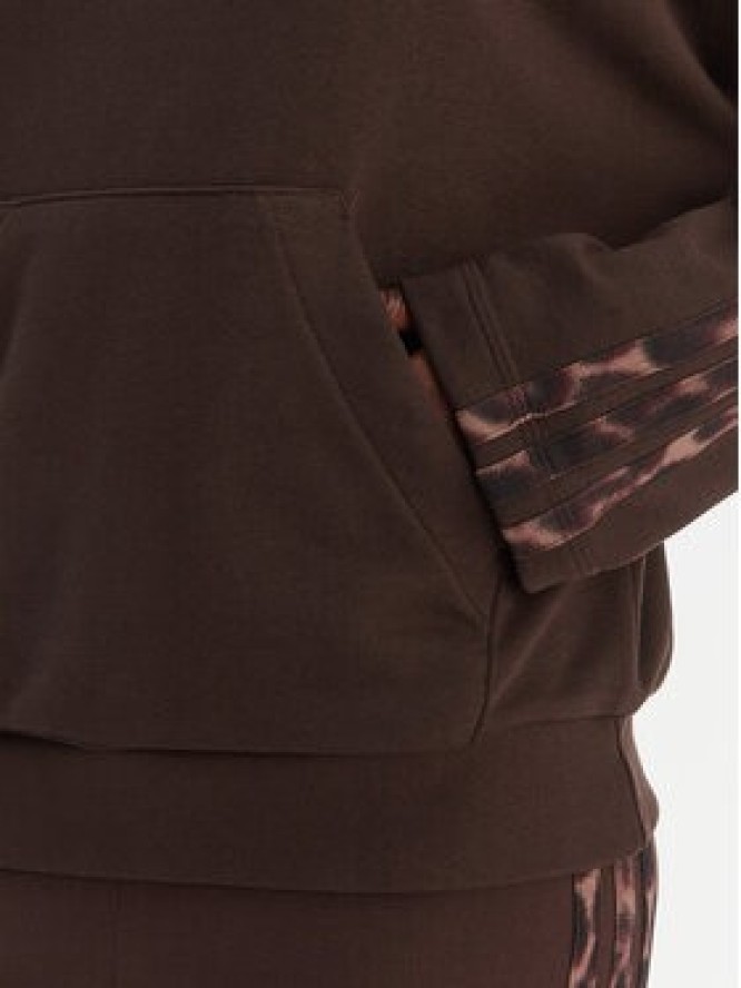 adidas Bluza Seasonal Essentials Leopard Print KA4683 Brązowy Loose Fit