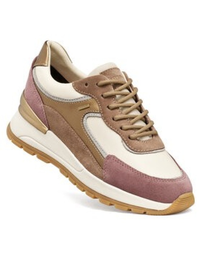 Geox Sneakersy D Desya B Abx D563LB 8522 C1SD6 Kremowy