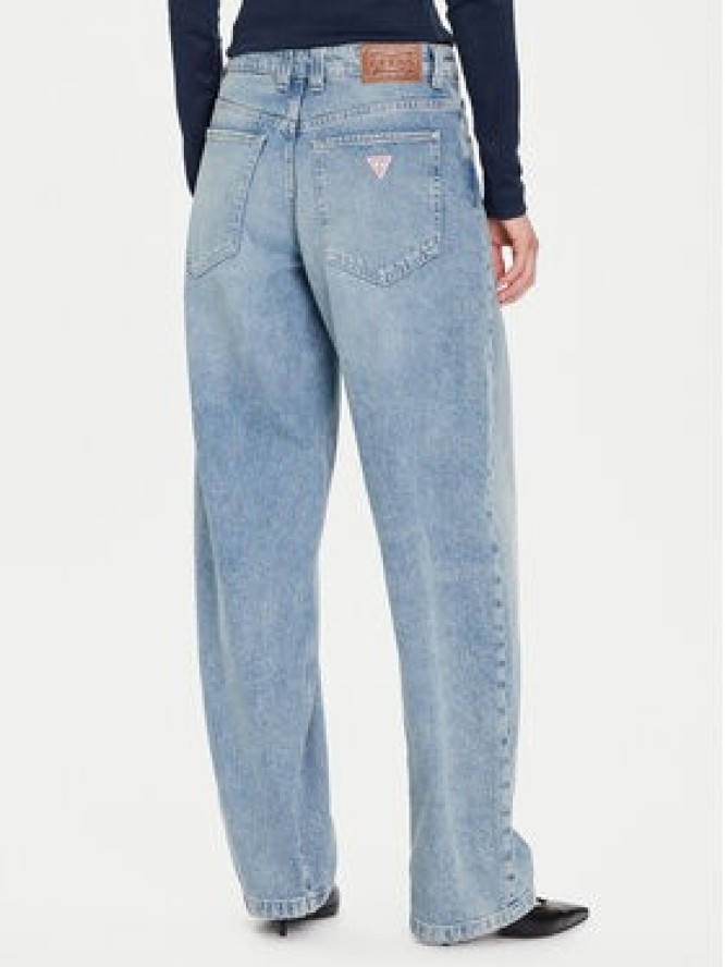 Guess Jeansy W5BA2L D0742 Niebieski Baggy Fit